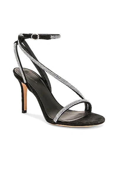 Shop Isabel Marant Atria Strassy Sandal In Silver