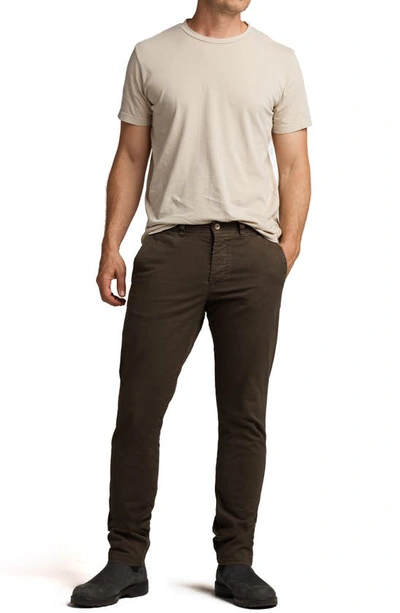 Shop Rowan Raleigh Stretch Cotton Chino Pants In Olive