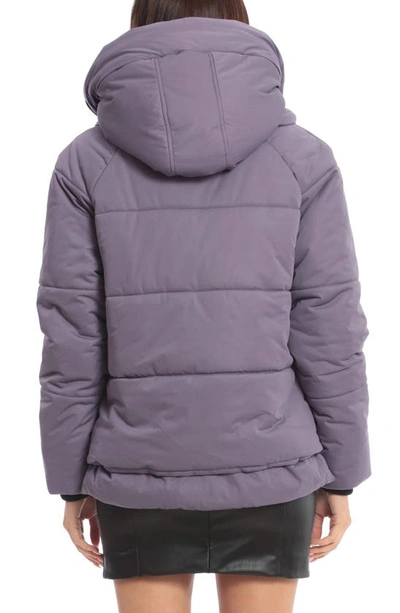 Shop Avec Les Filles Thermalpuff™ Hooded Utility Puffer Jacket In Dusk