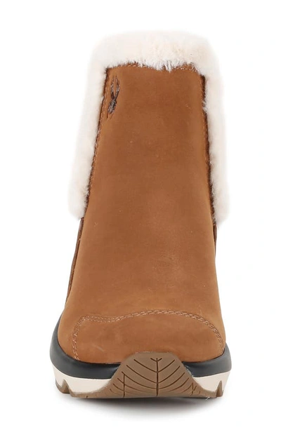 Shop Spyder Crossover 2 Faux Fur Chelsea Boot In Roasted Pecan