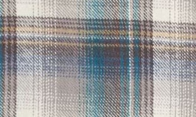 Schott Two-pocket Flannel Long Sleeve Button-up Shirt In Turquoise