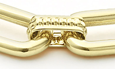 Lagos Signature Caviar Smooth Link Toggle Bracelet In Gold