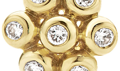 Lagos Ksl Diamond Flower Stud Earrings In Gold Diamond