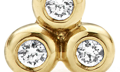 Lagos Ksl Diamond Triangle Stud Earrings In Gold Diamond