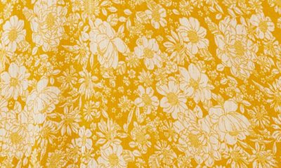 A Pea In The Pod Floral Crinkle Chiffon Maxi Maternity Dress In Yellow Floral