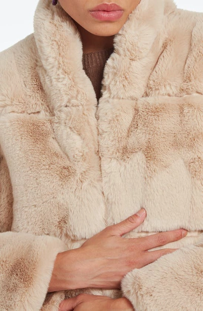 Shop Apparis Skylar Recycled Faux Fur Jacket In Latte