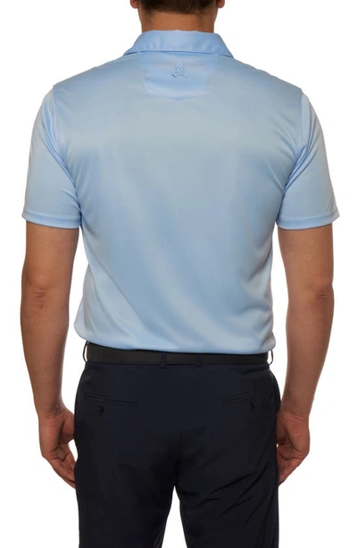 Shop Robert Graham Axelsen Short Sleeve Polo In Light Blue
