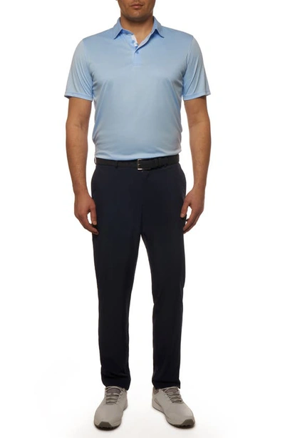 Shop Robert Graham Axelsen Short Sleeve Polo In Light Blue