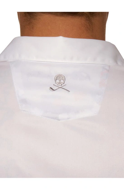 Shop Robert Graham Axelsen Short Sleeve Polo In White