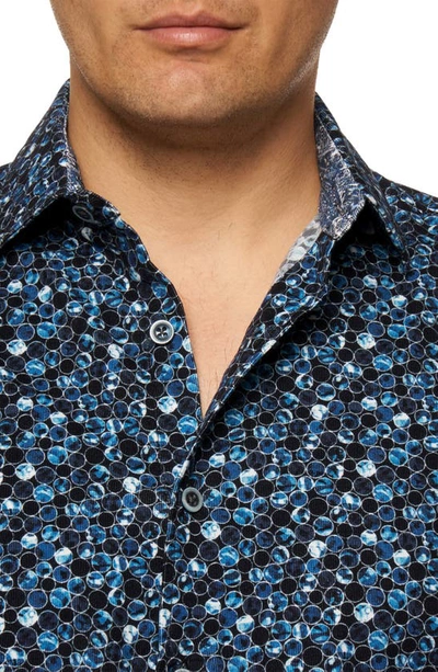 Shop Robert Graham Stargazer Corduroy Button-up Shirt In Blue