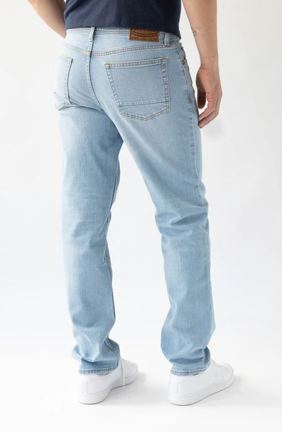 Shop Devil-dog Dungarees Slim Straight Leg Jeans In Biscoe