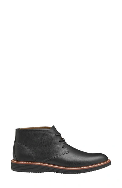 Johnston & Murphy Men's Upton Chukka Lace-up Boots In Black