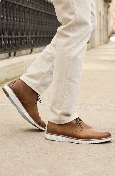 Johnston & Murphy Milson Mens Leather Waterproof Chukka Boots In Tan Oiled Full Grain