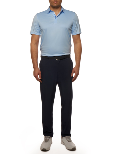 Shop Robert Graham Axelsen Performance Polo In Light Blue