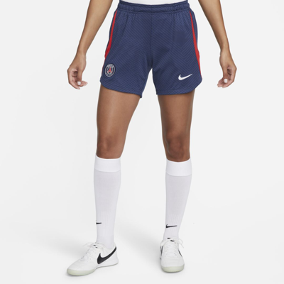 Shop Nike Paris Saint-germain Strike  Women's Dri-fit Soccer Shorts In Blue