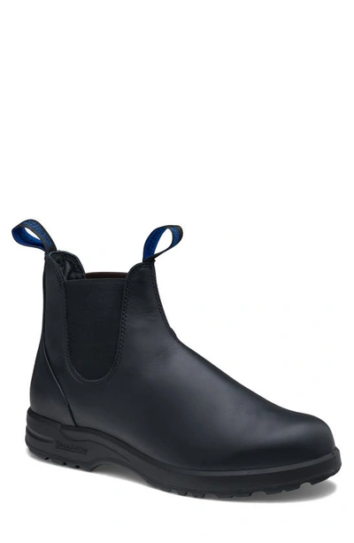 Shop Blundstone Footwear Thermal Waterproof Genuine Shearling Lined Chelsea Boot In Black
