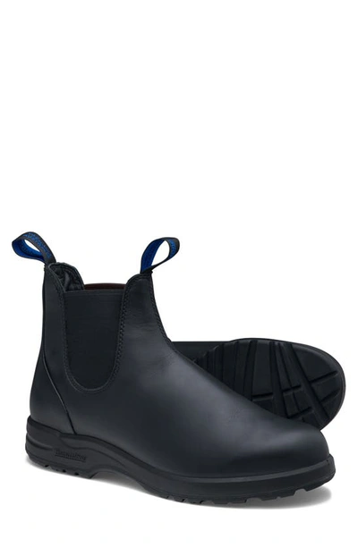 Shop Blundstone Footwear Thermal Waterproof Genuine Shearling Lined Chelsea Boot In Black