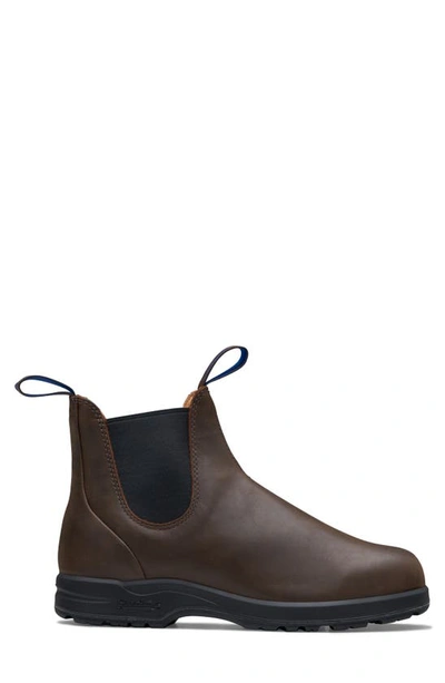 Blundstone Footwear Thermal Waterproof Chelsea Boot In Antique Brown