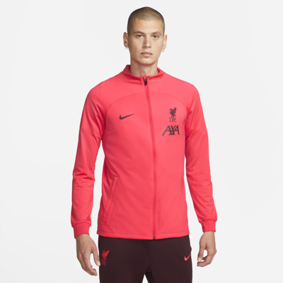 Shop Nike Liverpool Fc Strike  Men's Dri-fit Soccer Track Jacket In Red