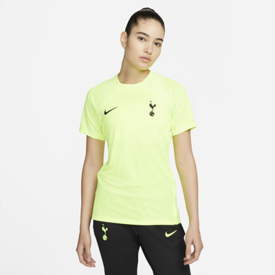 Shop Nike Tottenham Hotspur  Women's Dri-fit Short-sleeve Soccer Top In Yellow