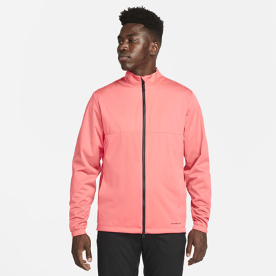 Shop Nike Men's Storm-fit Victory Full-zip Golf Jacket In Orange