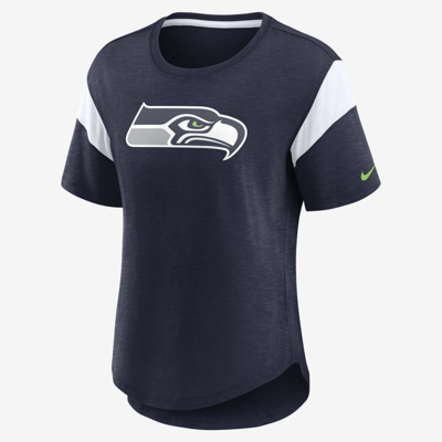 Shop Nike Women's Fashion Prime Logo (nfl Seattle Seahawks) T-shirt In Blue