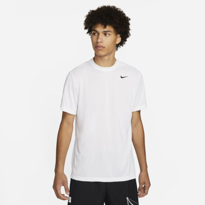Shop Nike Men's Dri-fit Legend Fitness T-shirt In White
