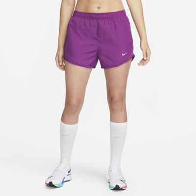 Shop Nike Women's Tempo Brief-lined Running Shorts In Purple