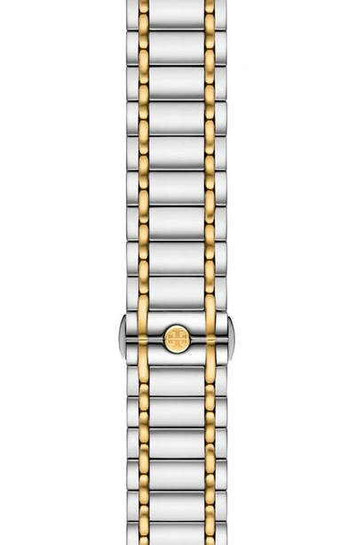 Tory Burch The Miller 20mm Apple Watch® Bracelet Watchband In Two-tone