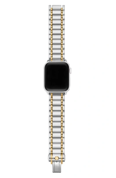 Tory Burch The Miller 20mm Apple Watch® Bracelet Watchband In Two-tone
