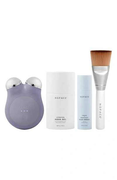 Shop Nuface Mini+ On-the-go Facial Toning Starter Kit $309 Value In Violet Dusk