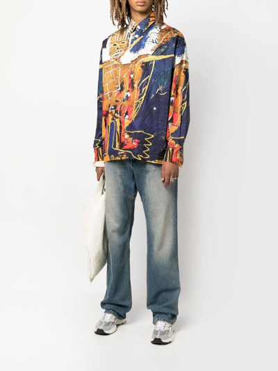 Shop Etudes Studio Illusion Untitled 62 Shirt In Blue