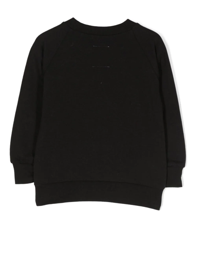 Wauw Capow By Bangbang Red Nose Crew Neck Sweatshirt In Schwarz