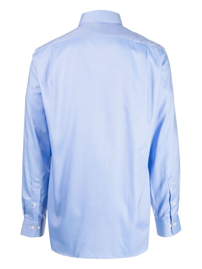 Polo Ralph Lauren Logo-embroidered Shirt In Blau
