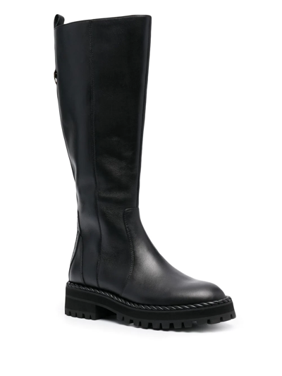 Liu •jo Pink Knee-length Boots In Schwarz