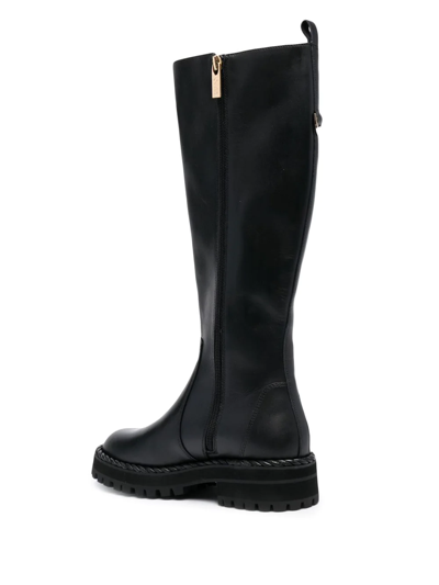 Liu •jo Pink Knee-length Boots In Schwarz