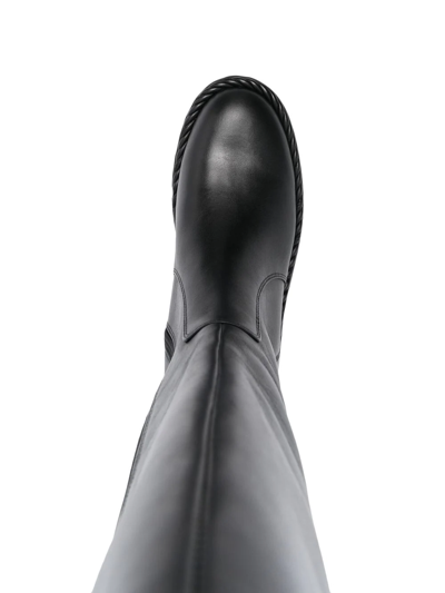 Liu •jo Pink Knee-length Boots In Schwarz