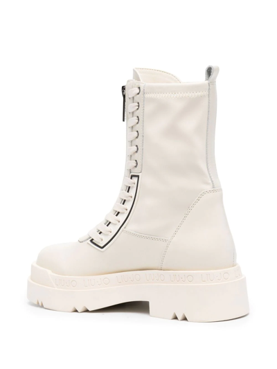Liu •jo Love 22 Ankle-boots In Nude