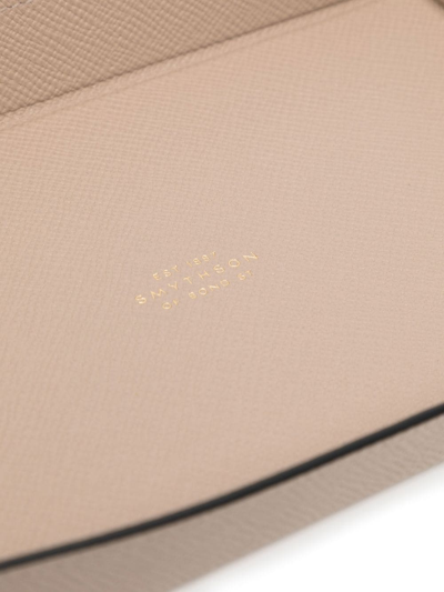 Smythson Small Rectangular Trinket Tray In Braun