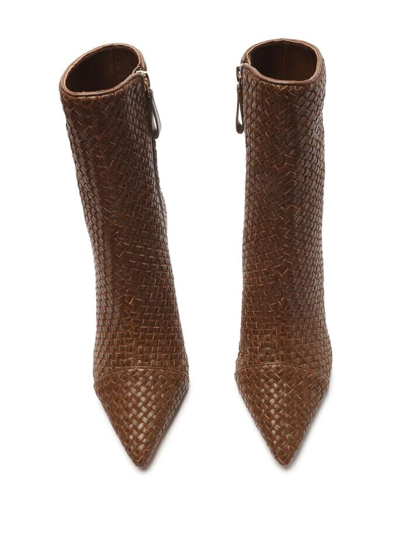 Shop Alexandre Birman Myra High-heel Boots In Brown