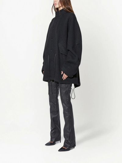 Rta Dillinger Oversized Jacket In Black