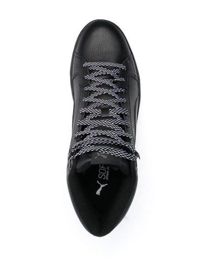 Puma Serve Pro Mid-top Sneakers In Schwarz