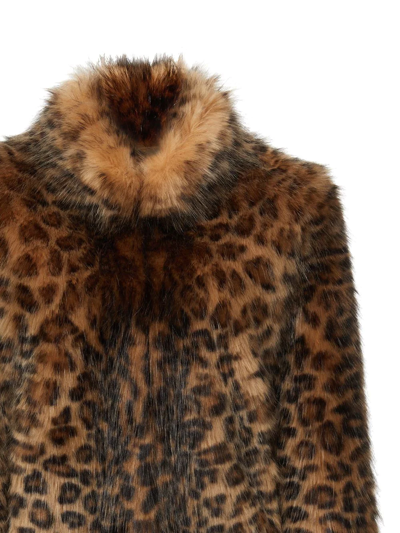Shop Unreal Fur Wild Cat Faux-fur Jacket In Brown