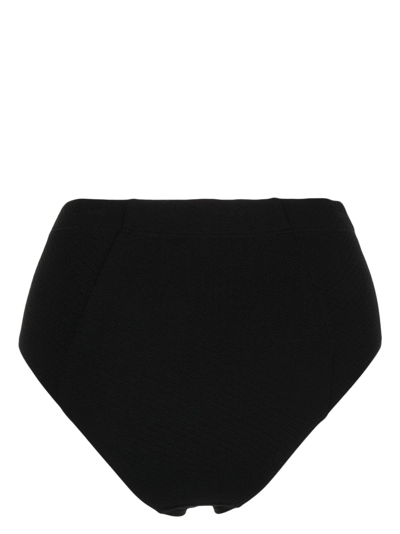 Shop Duskii High-waisted Bikini Bottoms In Black