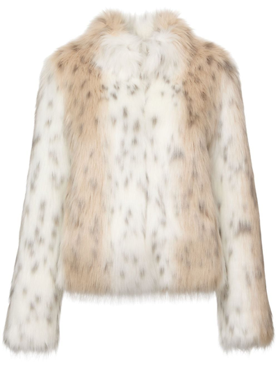 Shop Unreal Fur Wild Dream Faux-fur Jacket In White