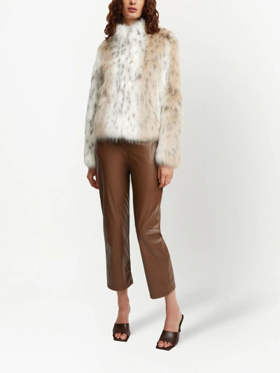 Shop Unreal Fur Wild Dream Faux-fur Jacket In White