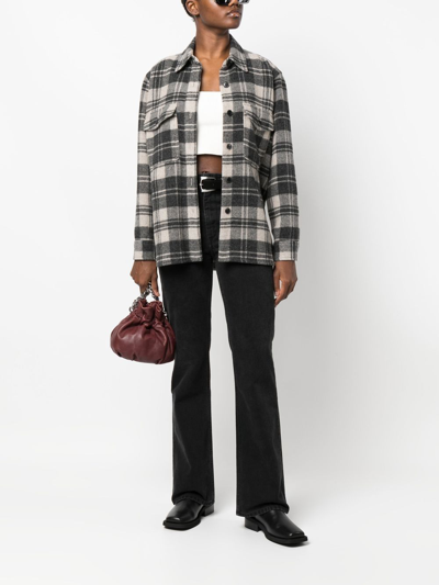 Isabel Marant Étoile Belvira Bootcut Jeans In Schwarz