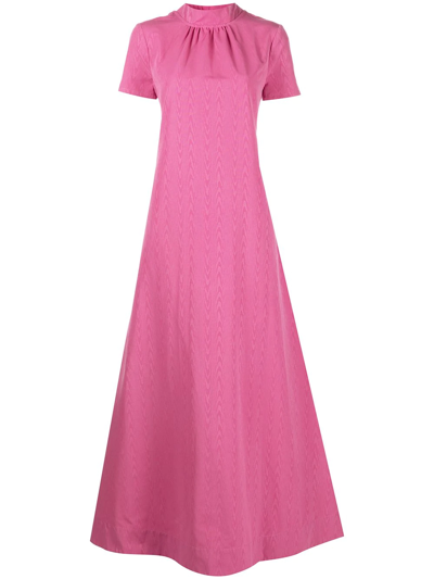 Shop Staud Ilana Maxi Dress In Rosa