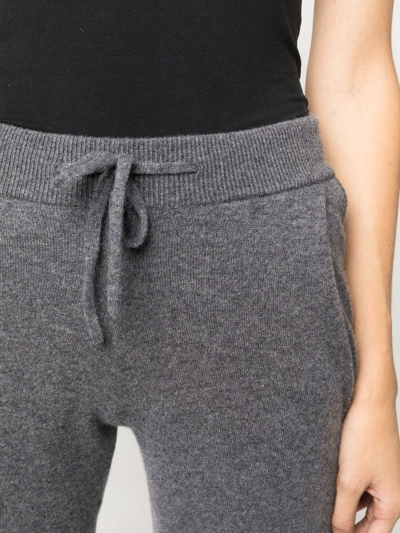 Lisa Yang Tapered-leg Cashmere Trousers In Grau