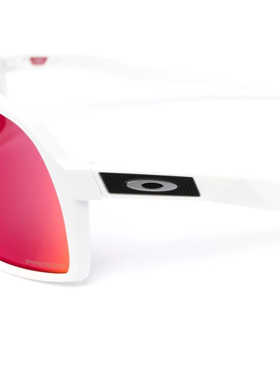 Oakley Sutro Shield Sunglasses In Weiss